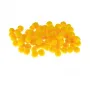Pompony kreatywne Brewis 1cm Żółte, 100szt - 3